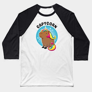 Capycorn Capybara Unicorn Baseball T-Shirt